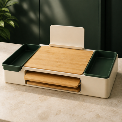 Modular Cutting Board Station — functional construction details