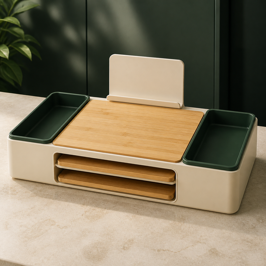 Modular Cutting Board Station — front product view