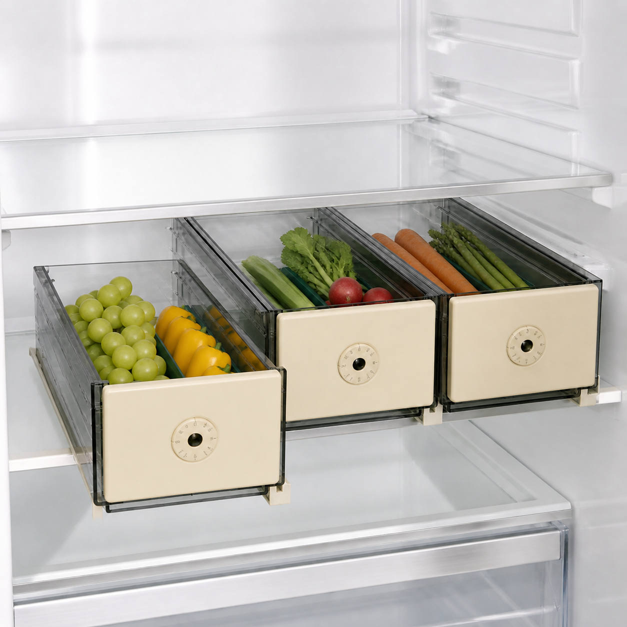 Pull-Out Fridge Organizer Set